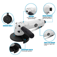 RONGPENG RP7319 Ponceuse d'angle pneumatique de 4 et 5 pouces pour polisseuse à tampon de ponçage