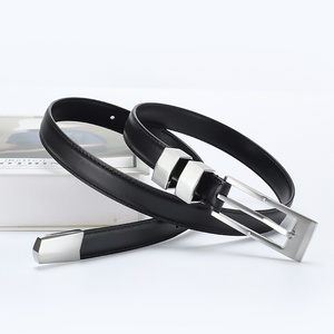 Cinturón de Cuero Genuino de Vaca de Grano Completo Negro con Hebilla de Aleación Vintage, Opción Personalizada, Accesorio de Moda para Hombre y Mujer - Product Image 2