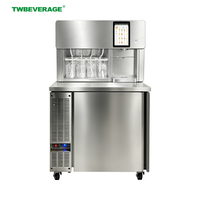 Machine à thé au lait autonome intégrée avec système intelligent de contrôle à distance, distributeur de thé Boba et écran tactile Kegerator