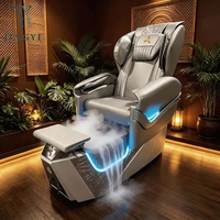 Fauteuil de pédicure électrique de luxe personnalisé pour salon, fauteuil de manucure et de pédicure avec massage, station de manucure spa, taille king