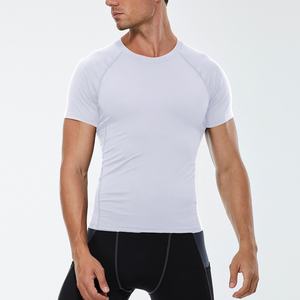 T-shirt sans couture respirant à séchage rapide de haute qualité sur mesure en gros avec manches courtes pour hommes - Product Image 5