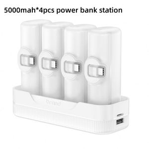 Ultra-Compact 5000Mah 4-In-1 Capsule Power Bank Station 20W/10W PD22.5W Charger for Travel & Office Family Share - Product Image 3