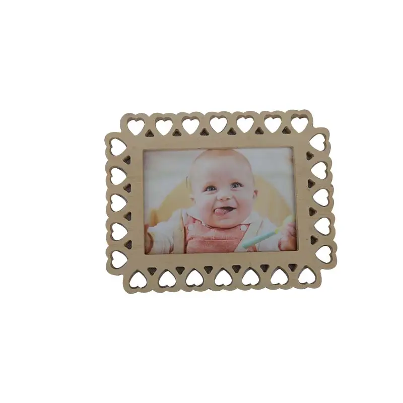 Fotolijst Hout Ambachten Muur Gemonteerde Display Home Office Galerij Bruiloft Muur Decor Baby Houten Foto Fraen