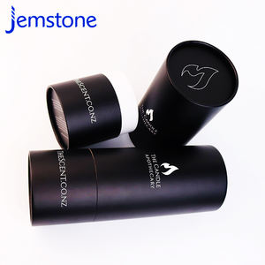 กล่องทรงกระบอกสำหรับบรรจุภัณฑ์น้ำหอมแบบเป็นมิตรต่อสิ่งแวดล้อม ทำจากกระดาษแข็งสีดำ - Product Image 5