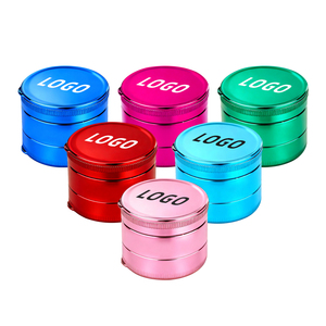 Hornet 5-Piece Plastic <b>Herb</b> <b>Grinder</b> Pink Round 60mm Efficient Grinding Durable Design HP031 - Product Image 2