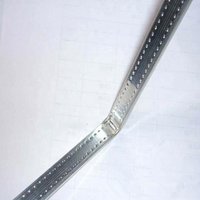 Barra espaciadora de aluminio soldada de alta resistencia y duradera para vidrio aislante en puertas y ventanas plegables verticales