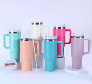 Gobelet de Voiture Isotherme en Acier Inoxydable de 40OZ pour <span class=keywords><strong>Stanley</strong></span> 2ème Génération Produit Phare Disponible en Plusieurs Couleurs pour Boissons - Product Image 2