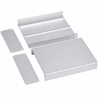 Boîtier plat et fin en aluminium anodisé 120*35*150mm, type coque fendue, pour module d'alimentation LED et instrument