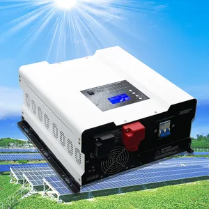 Schnelle Lieferung Off-Grid 24V 46V DC Solar Wechsel richter Reine Sinus welle mit MPPT Laderegler Wifi Modul