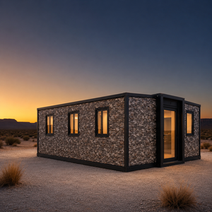 บ้านสำเร็จรูปขนาดเล็ก NewGen Tiny Homes ขนาด 20 ฟุต ดีไซน์โมเดิร์นทรงสี่เหลี่ยมผืนผ้า โครงการบ้านสำเร็จรูปขนาดเล็กที่ปรับเปลี่ยนได้สำหรับอยู่อาศัย - Product Image 1