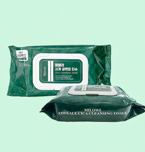MILOWI EDDEALE CICA CLEANSING TISSUE 100 Feuilles Démaquillant Apaisant à la Centella - Product Image 6