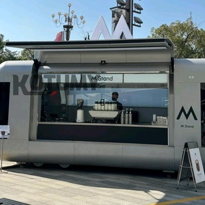 Nouvelle remorque de camion de restauration mobile, équipement de restauration rapide - Café, glace, hot-dogs, design populaire pour la rue, camion de café mobile - Product Image 3