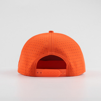 Groothandel op maat gemaakte hoogwaardige, prestatiegerichte, tropische, bladmotief, verstelbare jersey fleece snapback petten met PVC logo, sport