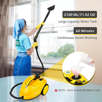 Nettoyeur Vapeur Électrique Portable Haute Pression 16-en-1, Nettoyeur Vapeur à Main de Haute Qualité pour Tapis et Sols, pour le Nettoyage Domestique et Automobile
