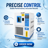 Chambre d'essai programmable Kinsgeo à température et humidité constantes, conforme IEC 60068 CE, pour tests de haute précision de 150 L
