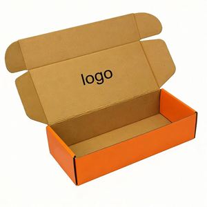 Custom Logo Corrugated Shipping <b>Boxes</b> for <b>Clothes</b> UV Coating for Underwear Shoes and Socks Stylish Paper Gift Box - Product Image 1