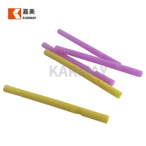 Sucettes à fouet en plastique avec 2 trous, outil pour décorer la pâtisserie, longueur 72mm, 1 pièce, noir ou blanc - Product Image 4