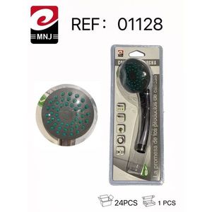 Mnj Round Shower Head With Green Nozzles 24Pcs Pack Bathroom - Product Image 3