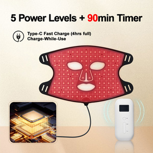 Masker Terapi Cahaya Merah EYCO Silikon 460nm 630nm 850nm Terapi Cahaya Merah Inframerah Masker Kecantikan Peralatan <span class=keywords><strong>Salon</strong></span> - Product Image 4