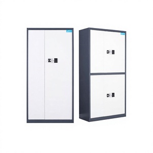 Armoire de sécurité en acier à double porte avec serrure électronique par mot de passe et empreinte digitale pour bureau et archivage - Product Image 6