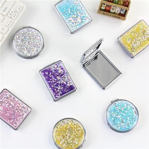 กระจกแต่งหน้าสองด้านขนาดเล็กกระจกพกพาแบบปรับแต่งได้ - Product Image 3