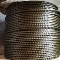 Câble métallique en acier non galvanisé 8*19S + NF 13mm pour le prix des ascenseurs
