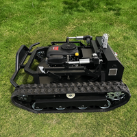 Pengiriman Gratis CE EPA Disetujui Mesin Pemotong Rumput RC Segala Medan Robot Pemotong Rumput Remote Control