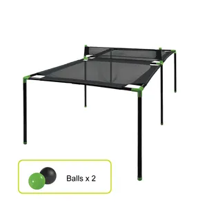 Bemay Toy Mid-Size Rebound Tennis Game Set Indoor/Outdoor Portable DIY Table Tennis With 2 Balls