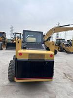 CAT 246D de machines de construction d'occasion du Japon a utilisé le chargeur de roue utilisé par CAT 246D