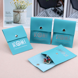 Bolsa de Terciopelo con Logotipo Personalizado para Exhibición de Joyería, Bolsa de Piel Sintética con Logotipo para Joyería - Product Image 5