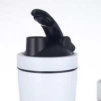 Gobelet isotherme en acier inoxydable à double paroi pour shaker de protéines, avec logo personnalisé, 17 oz et 25 oz, pour le sport et la gym