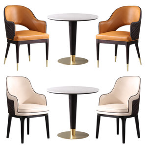 Sillas de Comedor Modernas de Lujo con Respaldo, Sillas Nórdicas para Dormitorio, Sillas de Comedor para Hotel, Sala de Estar, Cafetería, Sillas de Lujo - Product Image 3