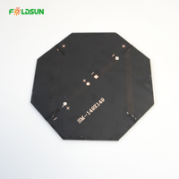 Panneau solaire PERC PET Foldsun sur mesure, prix usine, forme non standard, haute efficacité 22,4 %, haute puissance, petit module solaire CE