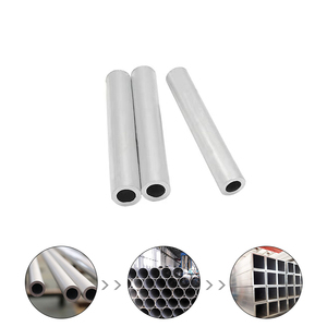 ท่อไอเสียอะลูมิเนียมอัลลอย DX53D/DX54D AS120/AS80 1.5/2.0 มม. แบบโค้งงอและเชื่อม ผิวเคลือบอะโนไดซ์ รูปทรงกลม - Product Image 1