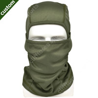Masque de ski intégral personnalisé avec logo, 100% polyester respirant, unisexe, à carreaux, cagoule ajustable pour le sport, la pêche et le ski