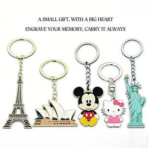 Porte-clés en gros directement de l'usine, porte-clés personnalisé de nouvelle conception, porte-clés en émail, porte-clés en métal de dessin animé - Product Image 3