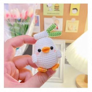 Greenmart Unisex Penguin Crochet Kit Handmade Cartoon Style Animal Plush Toy Embroidered <b>Accessories</b> Soft Party Gift Customized - Product Image 5