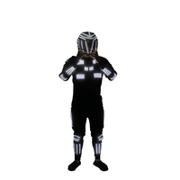 Costume de danseur robot lumineux en acrylique LED pour spectacle de danse de salon, idéal pour Noël et les anniversaires