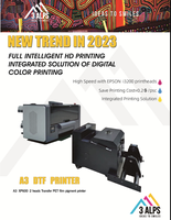 Pro berwarna printer dtf dual xp600 murah pencetak dtf 30 cm printer i1600 kaus mesin cetak dtf