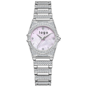 <span class=keywords><strong>Montre</strong></span> élégante pour femmes, <span class=keywords><strong>montre</strong></span> à <span class=keywords><strong>bracelet</strong></span> pour filles avec cristaux scintillants, <span class=keywords><strong>montre</strong></span> pour femmes sertie de diamants - Product Image 1