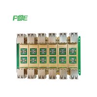 Papan Sirkuit Cetak PCB Frekuensi Tinggi Kustom Perakitan PCBA Produsen OEM