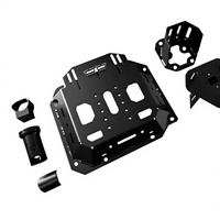 Reforzación de Acero Resistente a la Corrosión para Puerta Trasera de Ford Bronco 2021-2024 4x4 Todoterreno, Soporte para Llanta de Repuesto