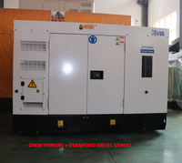 Groupe électrogène diesel Perkins 10 kVA/kW, 16 kW/kVA, 20 kVA/kW, 30 kW/kVA, 48 kVA/kW, 50 kVA/kW, 80 kW/kVA avec 50/60 Hz triphasé pour l'alimentation domestique