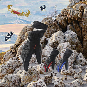 Guantes de Motocicleta Impermeables y Cortavientos 100% Cálidos para Invierno, Protección para Motociclistas, Casuales para Exteriores - Product Image 3