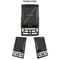 Stereo Mobil Android 9.7 inci untuk Peugeot 407 2004-2011 Carplay Vertikal Gaya Tesla Navigasi Kamera Mundur GPS