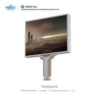 Estructura de Pantalla LED, Cartel Luminoso Unipolar para Carretera, a Todo Color, Impermeable, para Publicidad Comercial en Exteriores