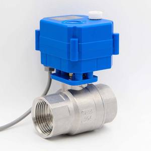 Vanne à bille électrique miniature en acier inoxydable DN25 1 pouce pour l'eau, le gaz, l'huile, l'acide, OEM personnalisable, vanne de vidange pneumatique - Product Image 3