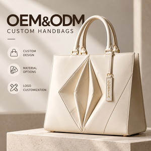 Custom Logo <b>Leather</b> Smooth Hobo Bag for Women Large Capacity Shoulder Tote Handbag OEM ODM Private Label Manufacturer - Product Image 1