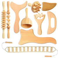 Produits Tendances 2024 Nouveautés Outil de Massage en Bois Masseur de Madérothérapie Planche Gua Sha Produit de Bien-être et Modelage Corporel