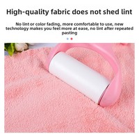 Fabricant Vente en gros Serviette carrée en polaire corail souvenir épaissie absorbante à séchage rapide Cadeau personnalisé Retour ours Maison